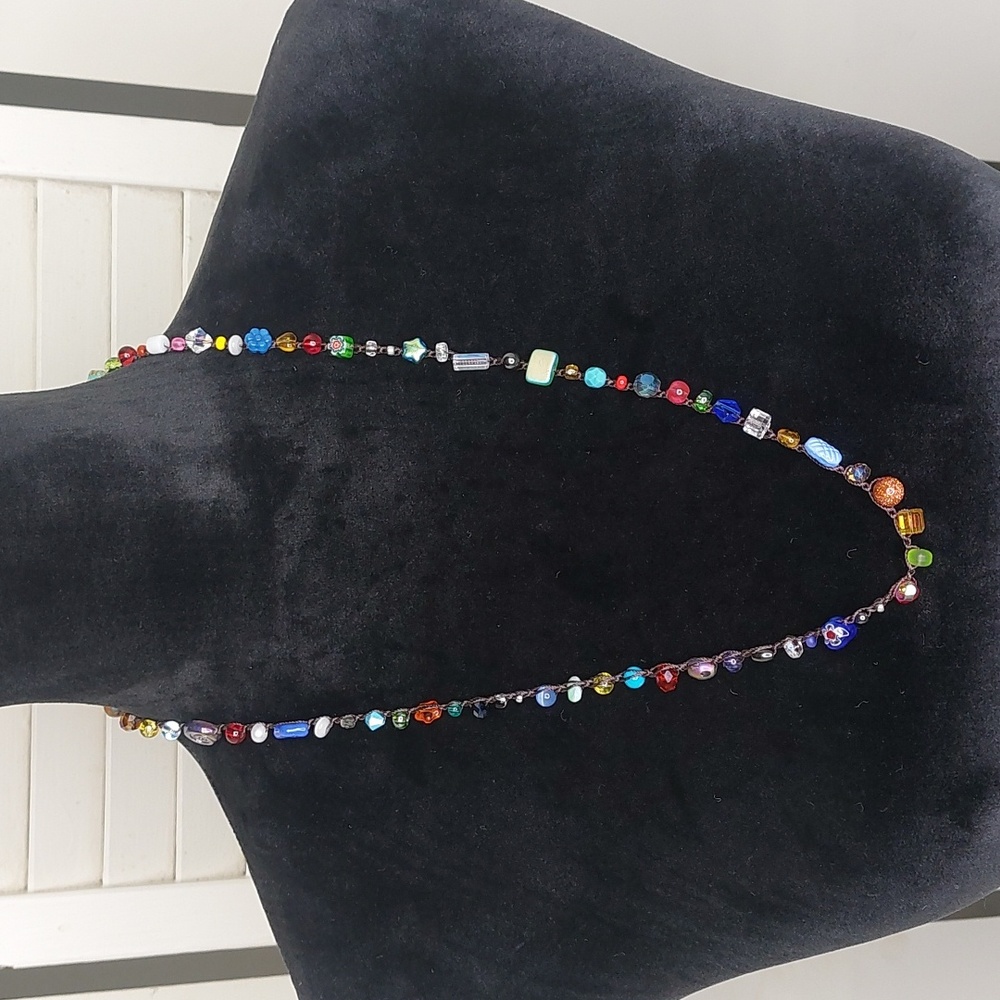 Hand Crafted Artisan Necklace, 28" By Rust Belt Raised, Boho